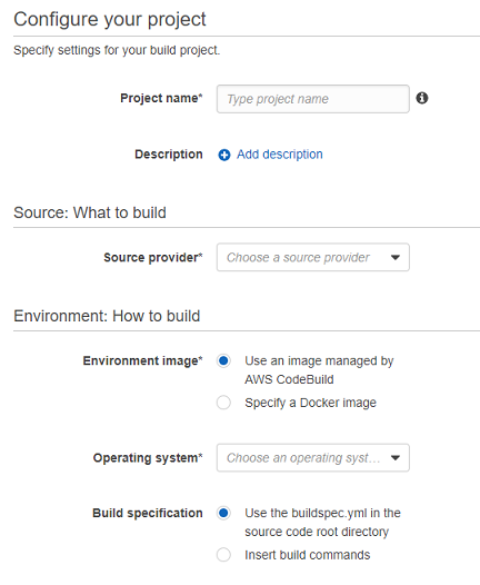 CodeBuild Artefacts